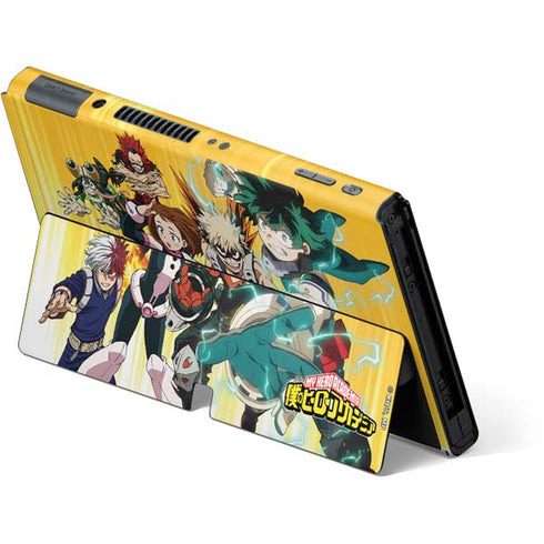 My Hero Academia Deku Squad Season 5 Nintendo Switch OLED (2021) Skin